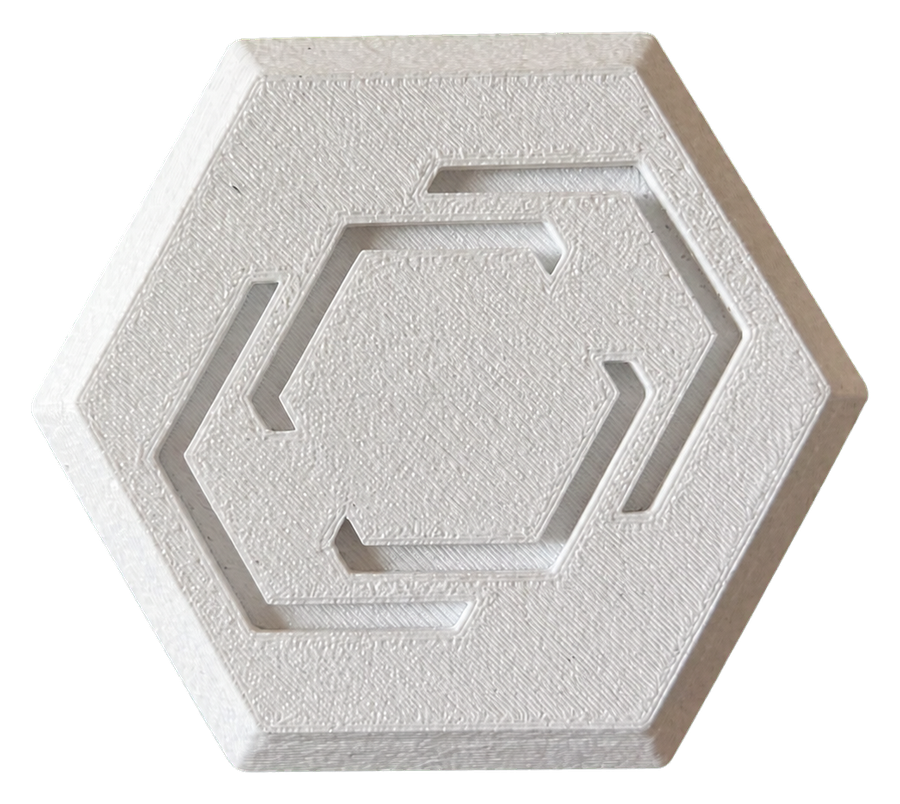 Pestr Alarm Hub isolated from its background
